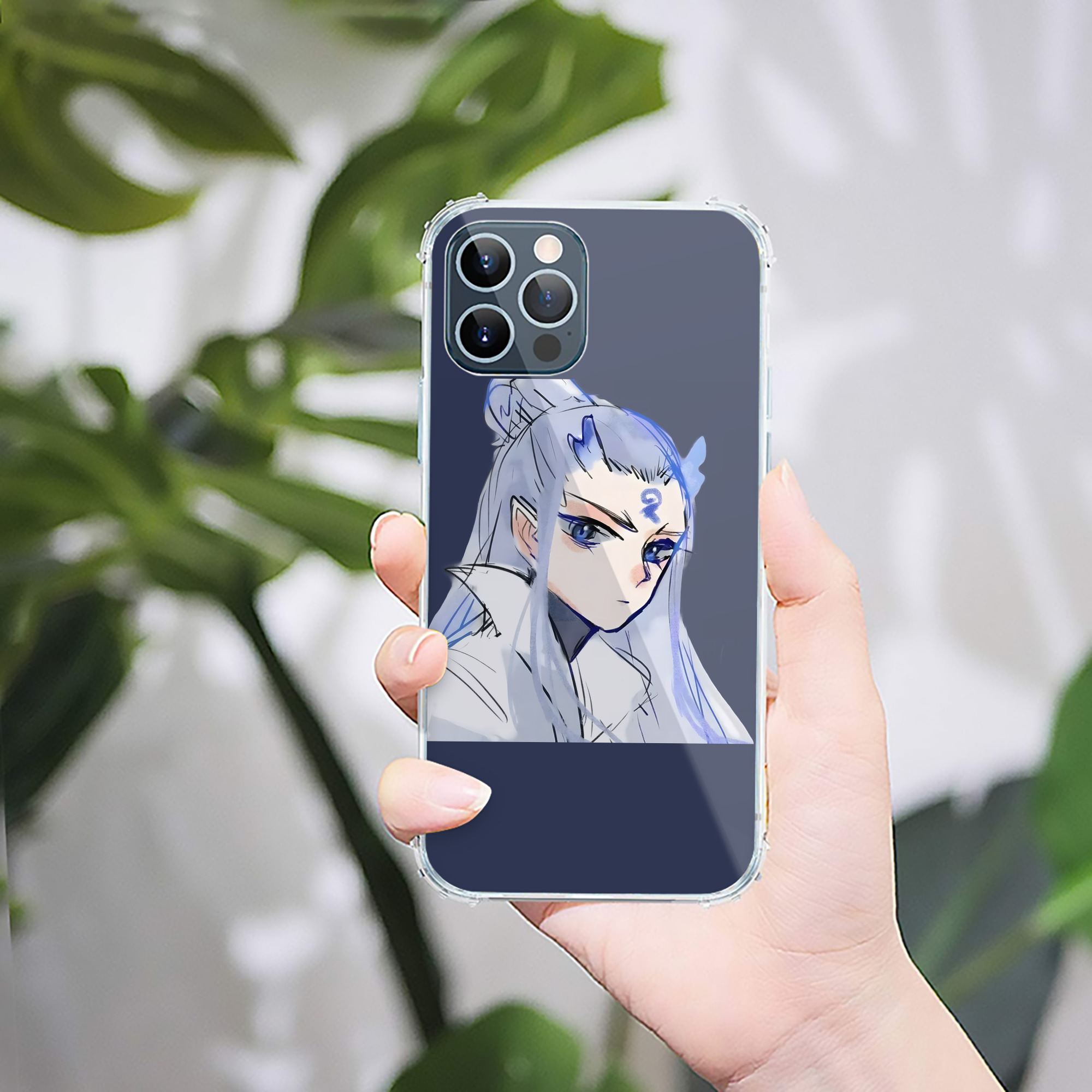 （画像用） Ne Zha 2 ナタ 魔童の大暴れ 【iPhone 12シリーズ対応】透明スマホケース（クリアソフトケース）